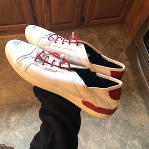 White Calvin Klein shoes. Size 11.